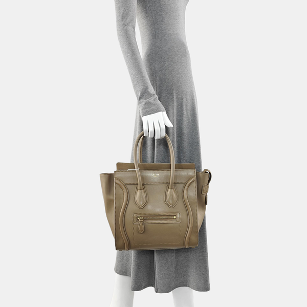 LUGGAGE Calfskin Brown