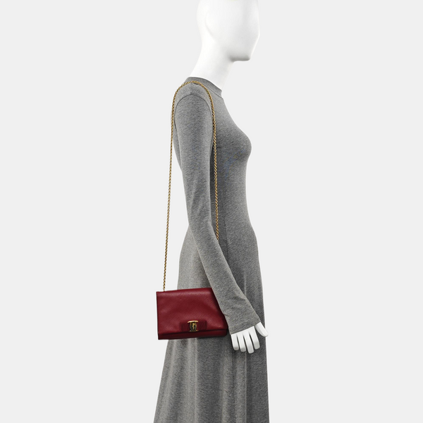 Ginny Calfskin Red