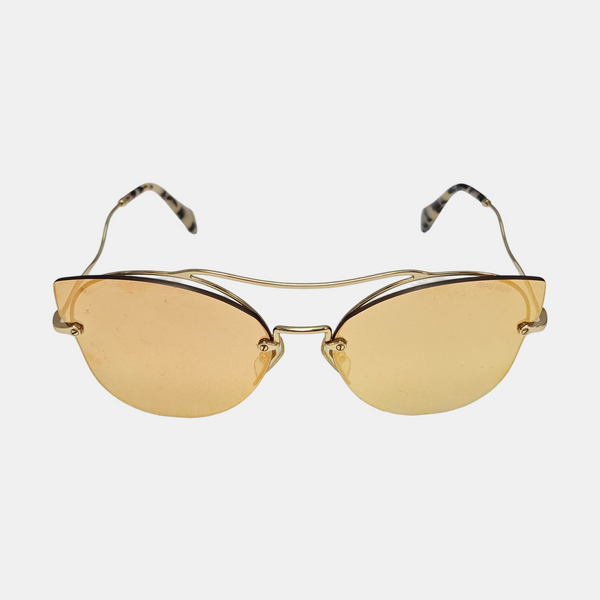 Metal Sunglasses Brown