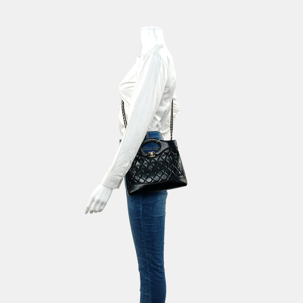 CHANEL 31 Mini Quilted Lambskin Black