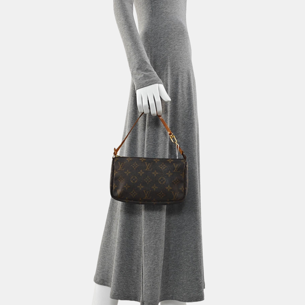 ACCESSOIRES Monogram Coated Canvas Brown