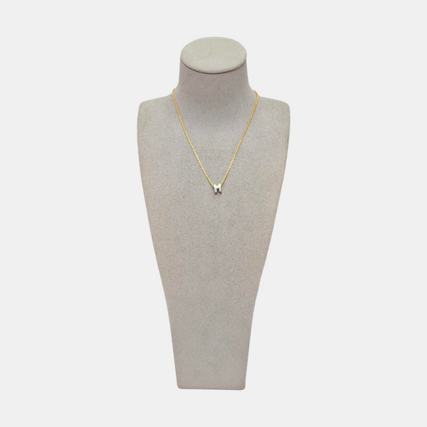 Pop H Metal Gold Necklace