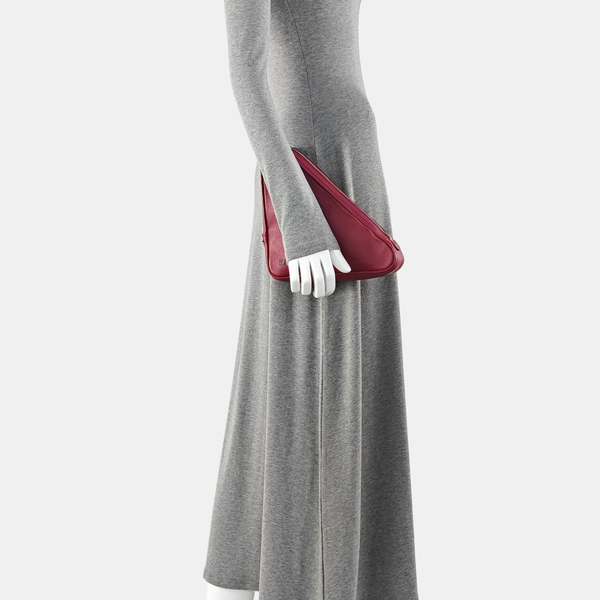 Triangle Calfskin Red