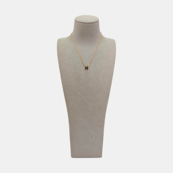 Pop H Metal Rose Gold Necklace
