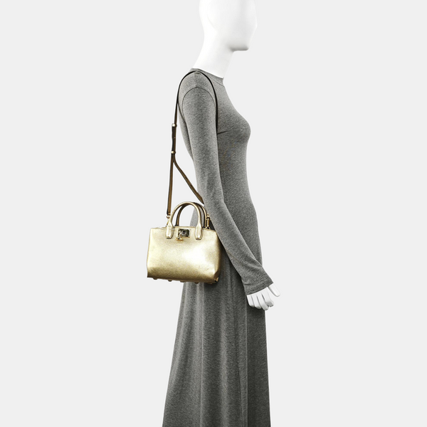 Ferragamo Studio Calfskin Gold