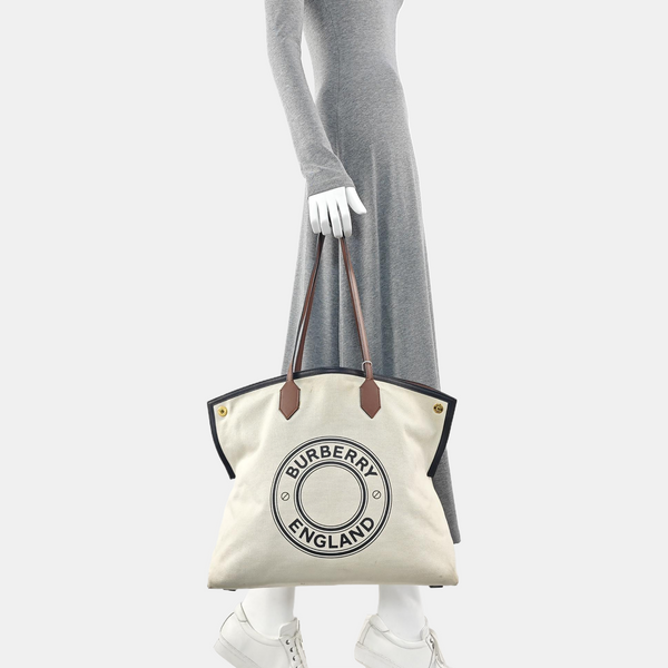Canvas Shoulder Bag White