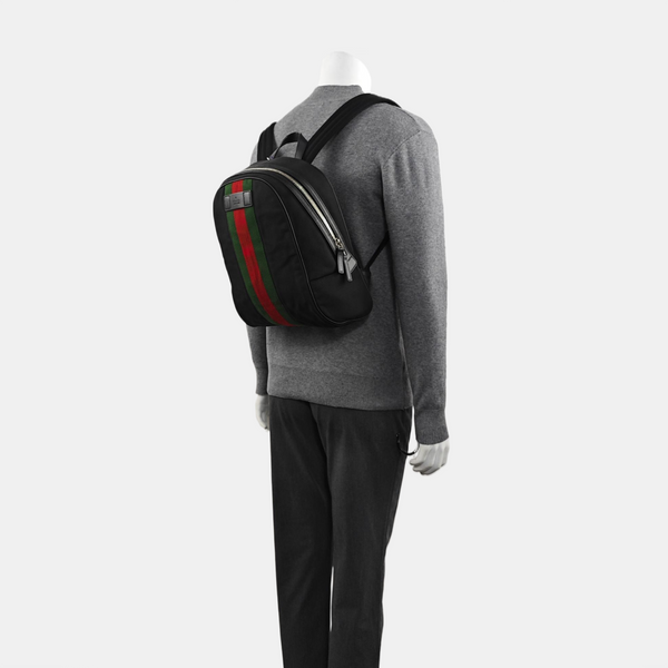 Fabric Backpack Black