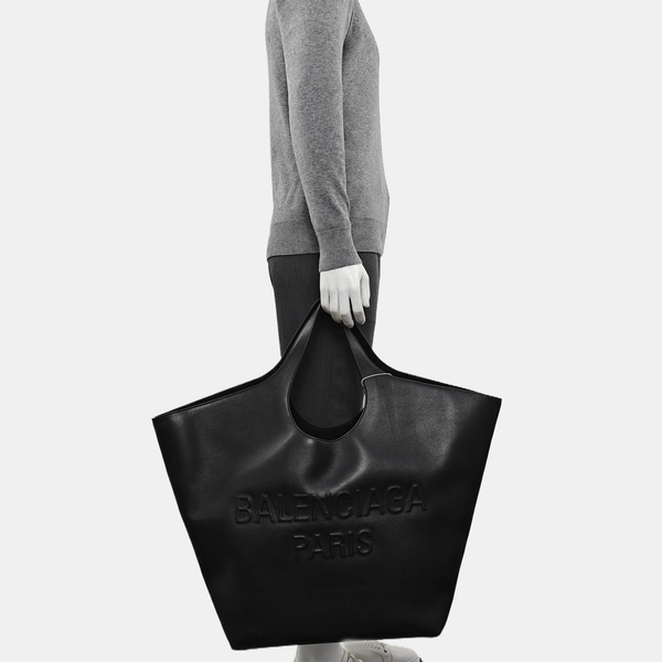 Calfskin Tote Bag Large Black