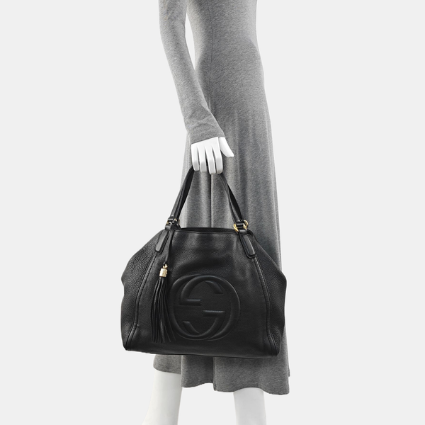Soho Medium Calfskin Black