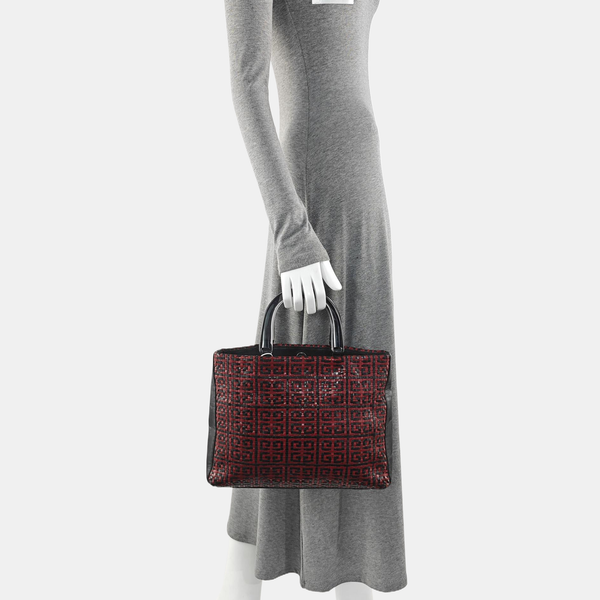 Calfskin Tote Bag Multicolor
