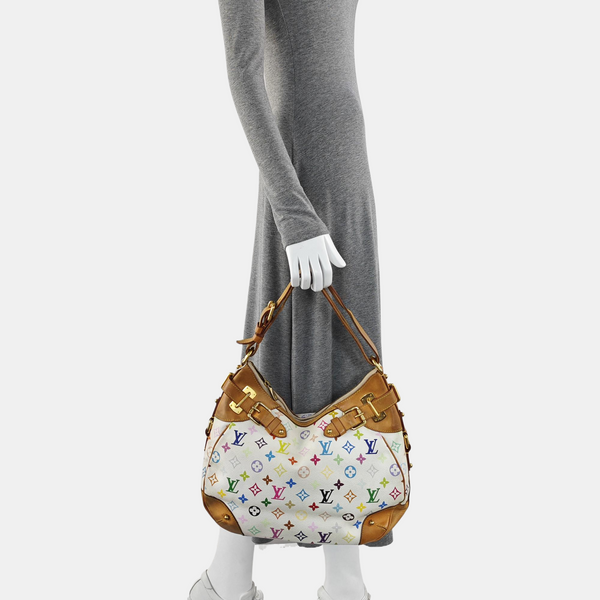 LV × TM GRETA Monogram Coated Canvas White