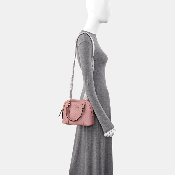 Microguccissima Monogram Calfskin Pink