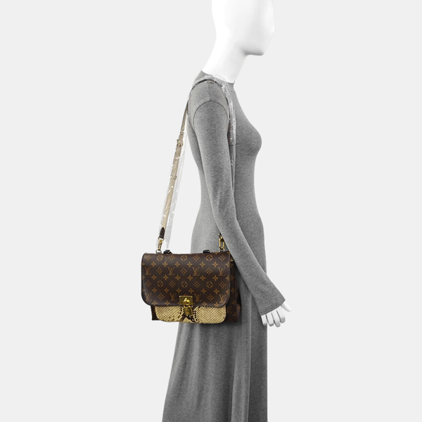 MARIGNAN Monogram Coated Canvas Brown