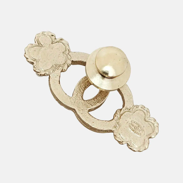 Metal Gold Brooch