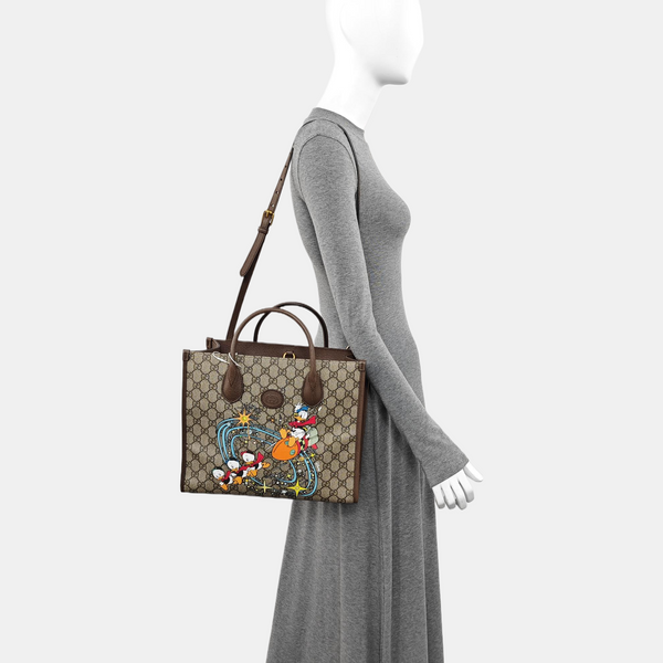 Disney X Gucci Monogram Coated Canvas Beige
