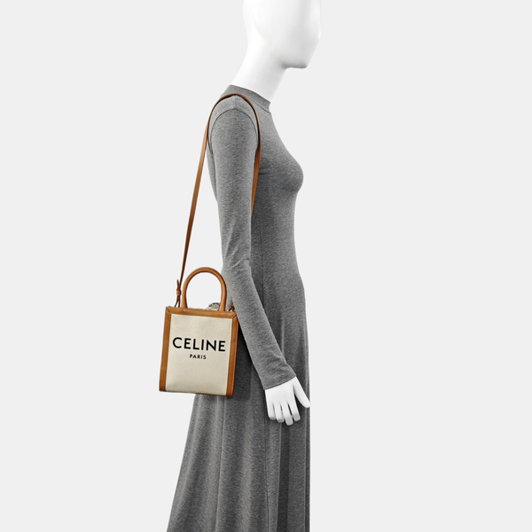 CABAS CELINE Mini Canvas White