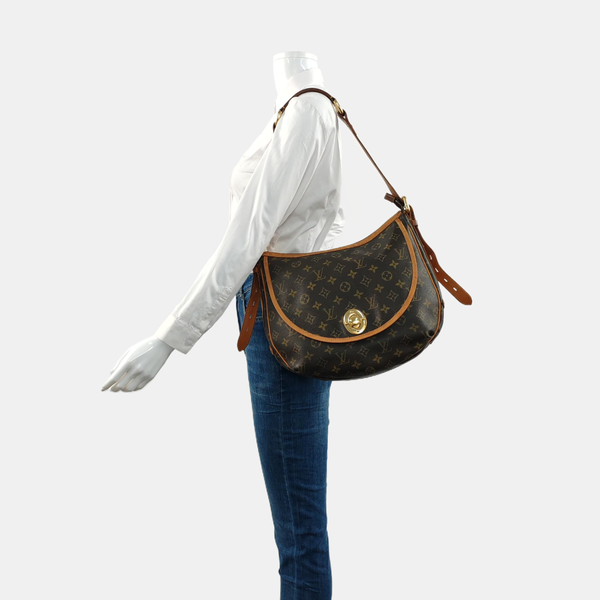 TULUM GM Monogram Coated Canvas Brown
