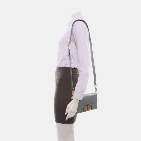 Authenticated pre-owned 30 Montaigne Calfskin Gray - Shoulder Bag at Looply