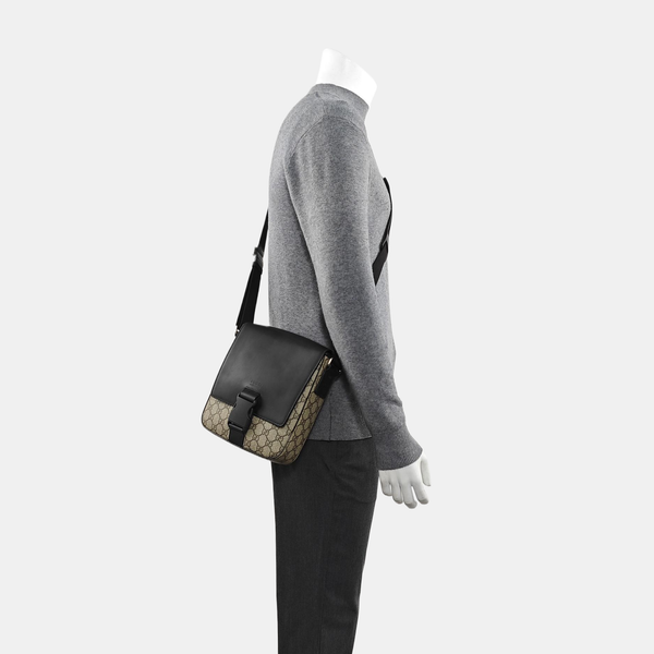 Monogram Coated Canvas Shoulder Bag Beige