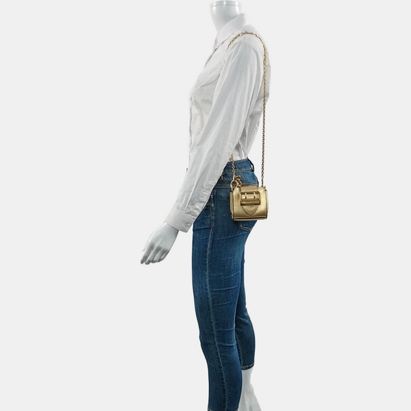 Buckle Leather Gold