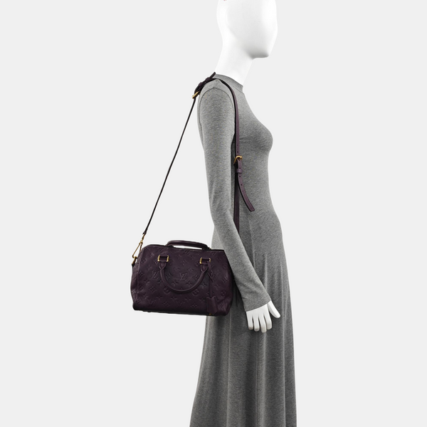 Authenticated pre-owned SPEEDY 25 Calfskin Purple - Shoulder Bag at Looply