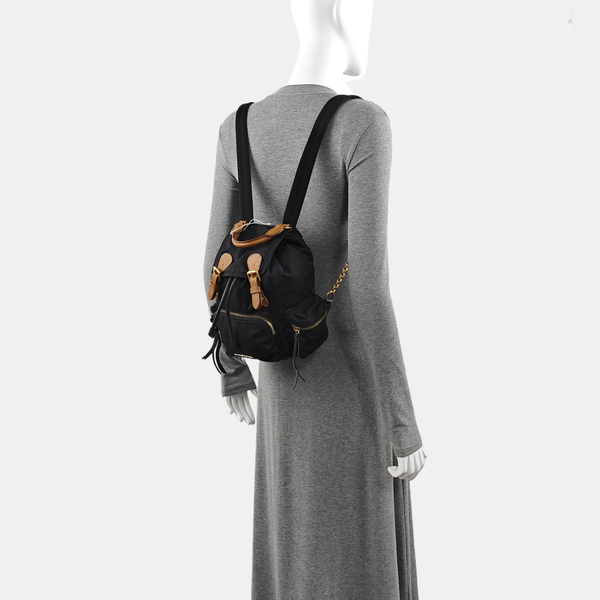 Nylon Backpack Black