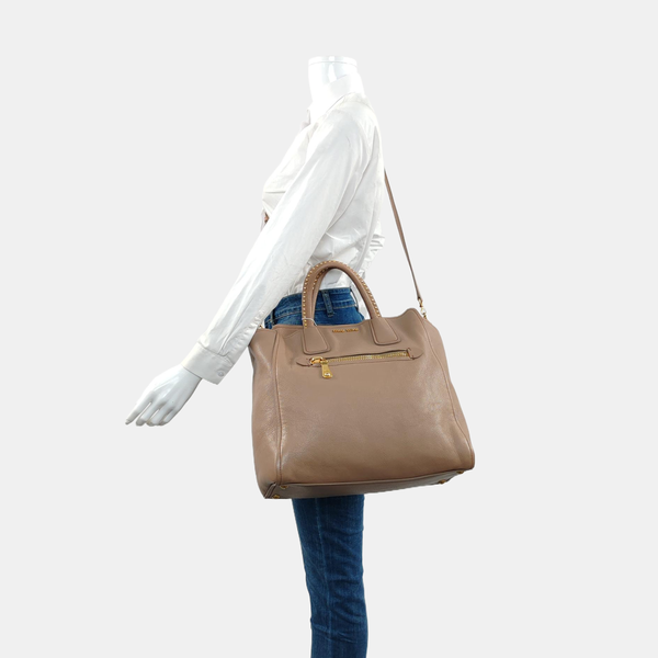 Calfskin Tote Bag Brown
