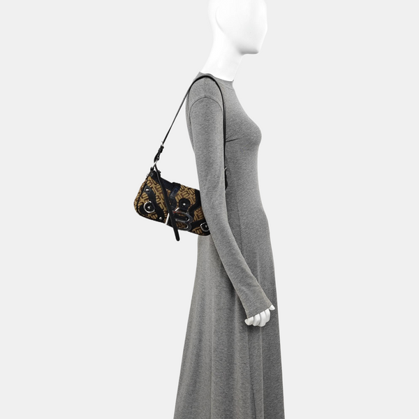 Le Cagole Small Fabric Brown