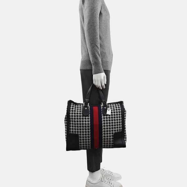 Fabric Top Handle Bag Multicolor