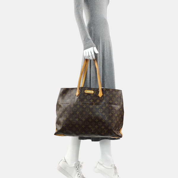 WILSHIRE GM Monogram Coated Canvas Brown