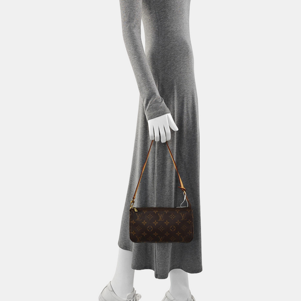ACCESSOIRES GM Monogram Coated Canvas Brown