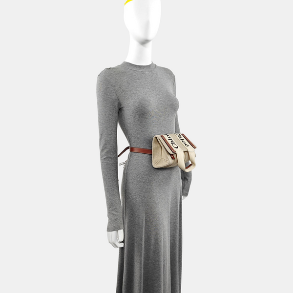 Canvas Belt Bag Beige