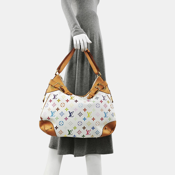LV × TM GRETA Monogram Coated Canvas White