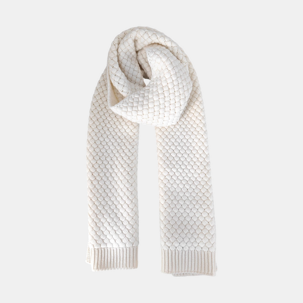 Cashmere Scarf White