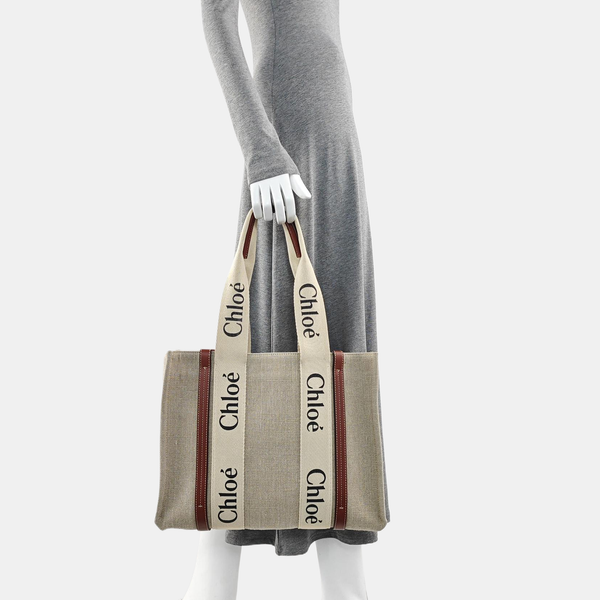 Woody Medium Canvas Beige
