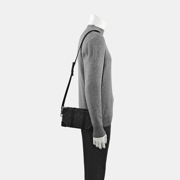 WALLET TRUNK Monogram Coated Canvas Gray