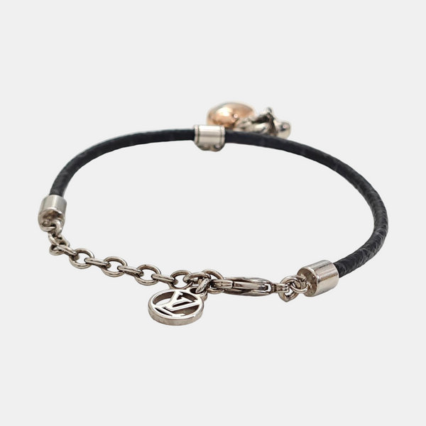 LV SOUND Coated Canvas Black Bangle
