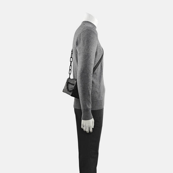 SOFT TRUNK Mini Monogram Coated Canvas Black
