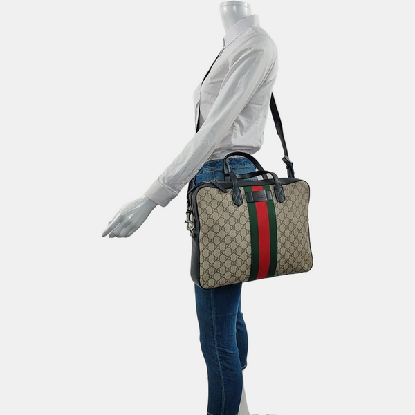 Monogram Coated Canvas Brown