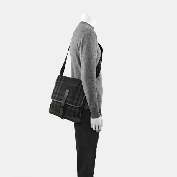 Fabric Shoulder Bag Gray