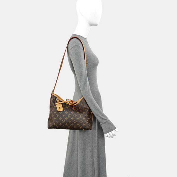 CARRYALL PM Monogram Coated Canvas Brown