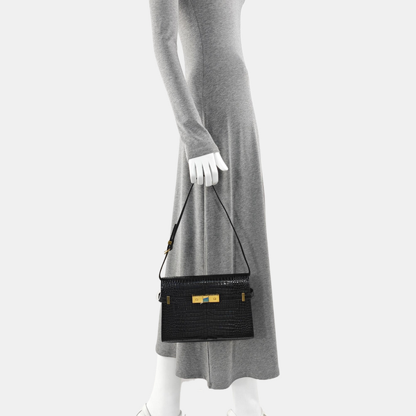 MANHATTAN Small Calfskin Black