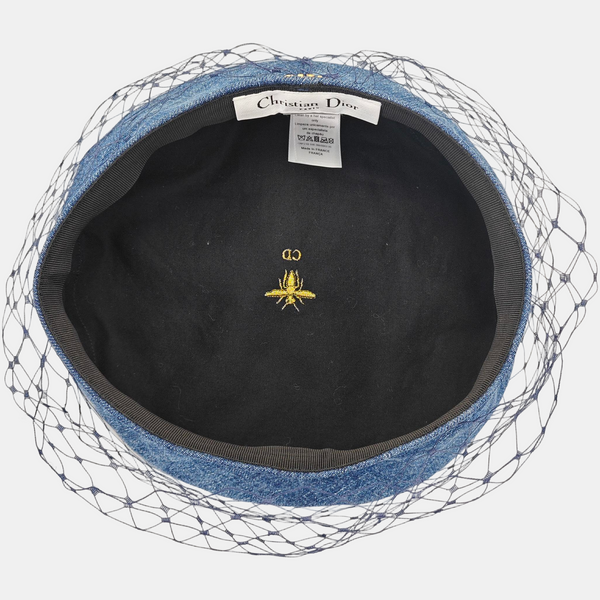 Sombrero de algodón azul
