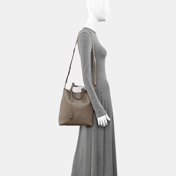 SHOPPING BAG Calfskin Brown