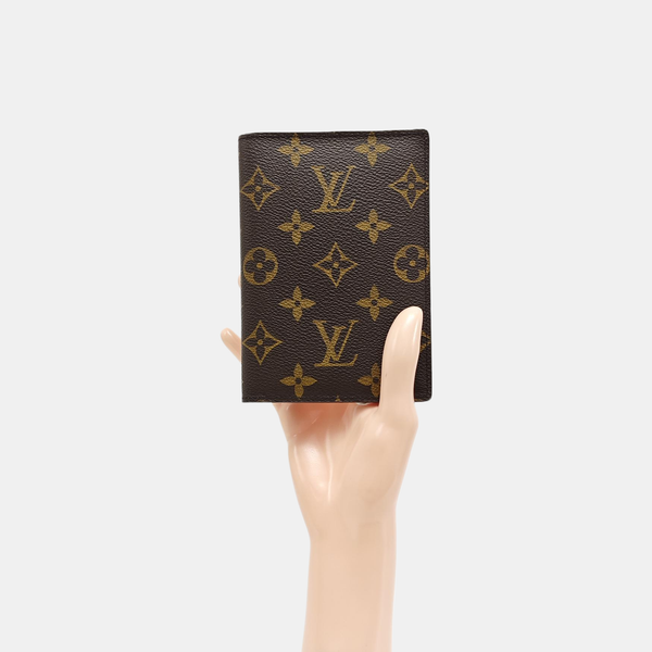 Monogram Coated Canvas Card Holder Brown