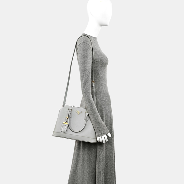 Promenade Saffiano Calfskin Gray