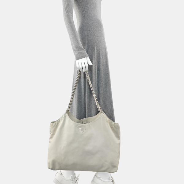 Calfskin Tote Bag Gray
