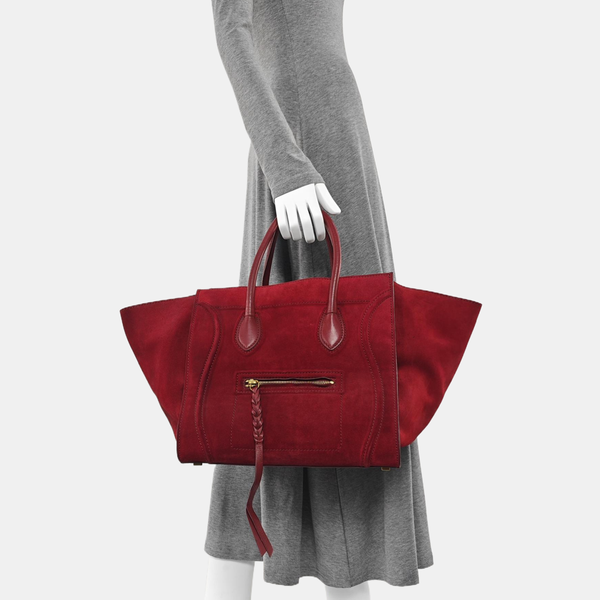PHANTOM Medium Suede Red