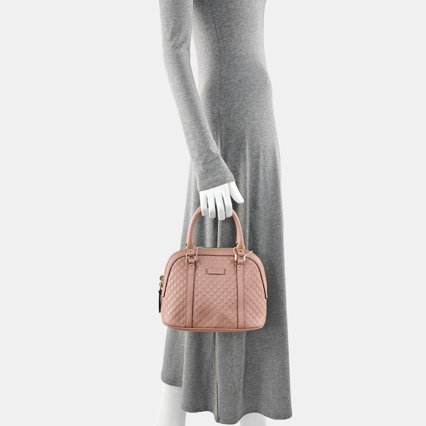 Microguccissima Monogram Calfskin Beige