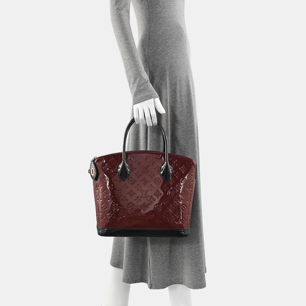 LOCKIT Monogram Patent Leather Red